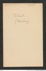 Nachlass Franz Steindachner, Mantelbogen Korrespondenz mit E. Dämel, Inv.Nr. 98.01, Seite 1